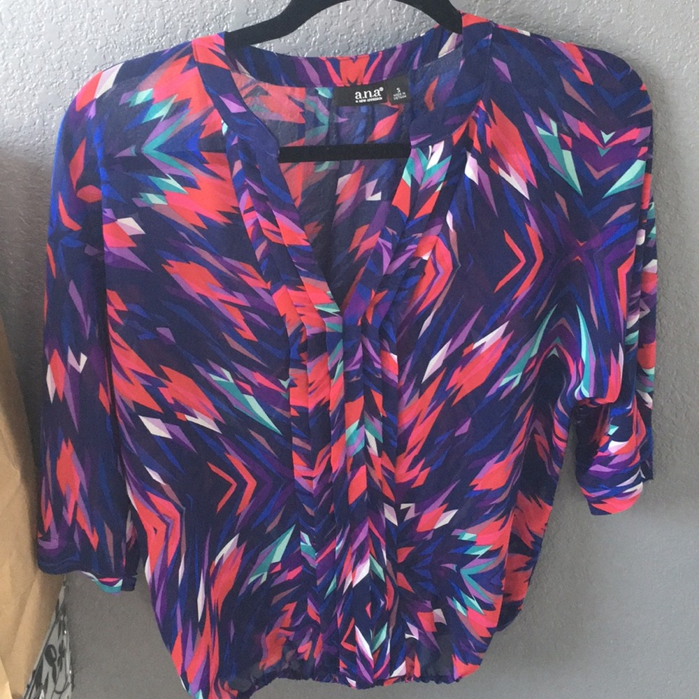 Lightweight multicolored blouse- S